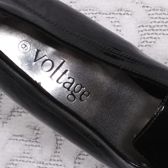 Heeled Patent Leather Oxfords by Voltage - Picture 6 of 6